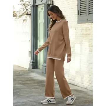 LILLUSORY Womens Lounge Sets Soft Knit Comfy Outfits