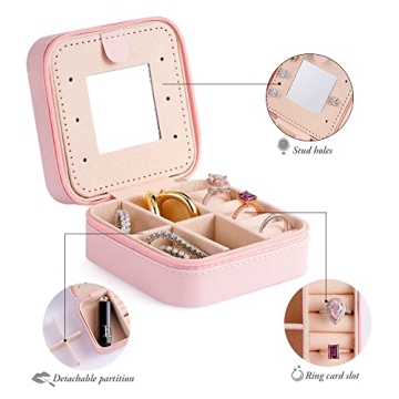 Stylish Yqljew Travel Jewelry Case for Gifts and Travel