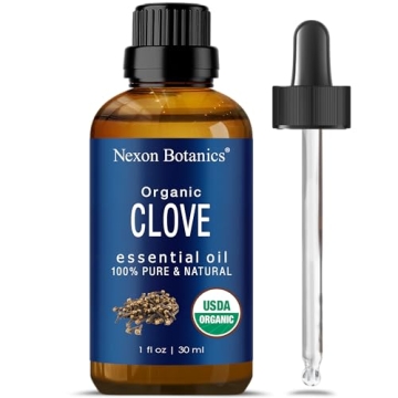 Organic Clove Oil - Pure Essential Oil for Pain Relief and Relaxation