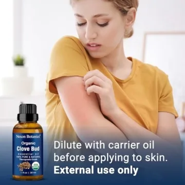 Organic Clove Oil - Pure Essential Oil for Pain Relief and Relaxation