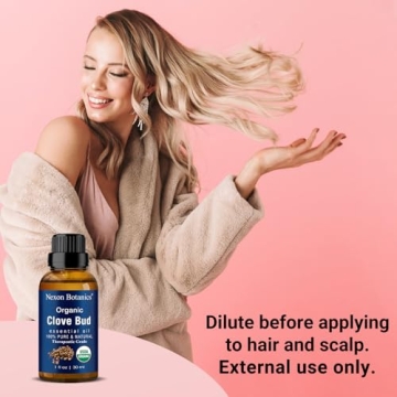 Organic Clove Oil - Pure Essential Oil for Pain Relief and Relaxation