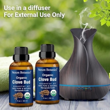 Organic Clove Oil - Pure Essential Oil for Pain Relief and Relaxation
