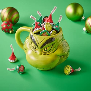 HERSHEY'S KISSES Grinch Milk Chocolate Candy 9.5oz