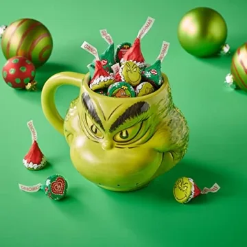 HERSHEY'S KISSES Grinch Milk Chocolate Candy 9.5oz