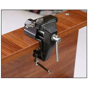 Compact 2.4" Mini Table Clamp for Crafts & Repairs