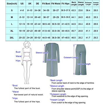 Chic GRACE KARIN Women's Winter Pajamas Loungewear Set