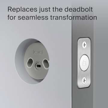 Level Bolt Smart Deadbolt - Keyless Entry, No Hardware Changes