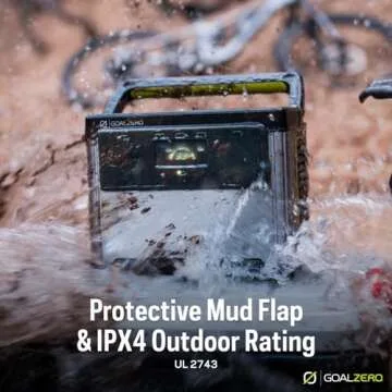 Goal Zero Yeti Portable Power Station, Yeti 300, 297 Watt Hour LiFePO4 Battery, Water resistant & Dustproof Solar Generator For Outdoors, Camping, Tailgating, & Home, Clean Renewable Off-Grid Power