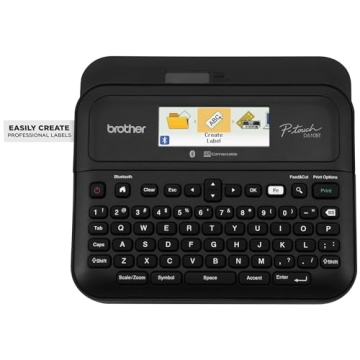 Brother P-Touch PT-D610BT Connected Label Maker Perfect for Any Task