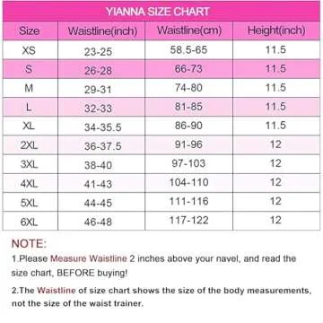 YIANNA Waist Trainer for Women Tummy Control Latex Underbust Waist Cincher Corset Sport Girdle Hourglass Body Shaper,(Black, XS)