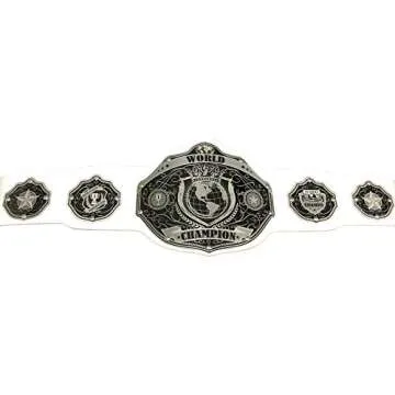 Undisputed Belts World Championship Belt - Custom Banner Text and Color Options - 2 Day Production