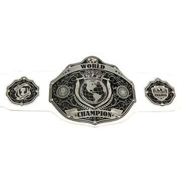 Undisputed Belts World Championship Belt - Custom Banner Text and Color Options - 2 Day Production