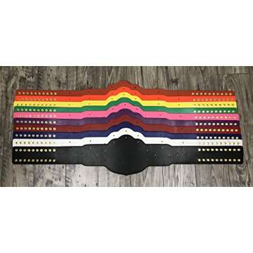 Undisputed Belts World Championship Belt - Custom Banner Text and Color Options - 2 Day Production