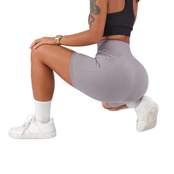 SUUKSESS Women's High Waisted Workout Shorts for Comfort