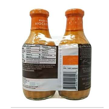 Primal Kitchen Buffalo Sauce - Healthy Avocado Oil Flavor, 16.5oz (2PK)