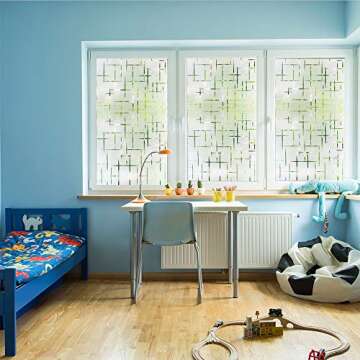 Finnez Window Film: Non-Adhesive Frosted Privacy Solution for Homes