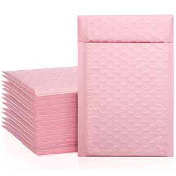 Metronic Pink Bubble Mailers 6x10 Inch for Shipping