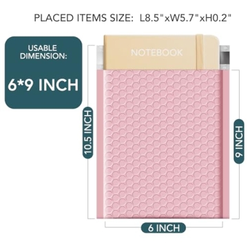 Metronic Pink Bubble Mailers 6x10 Inch for Shipping