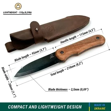 BeaverCraft Bushcraft Knife for Camping & Survival