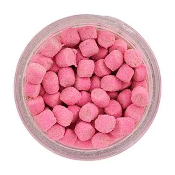 Berkley Chroma-Glow Pink Panfish Nibbles for Fishing