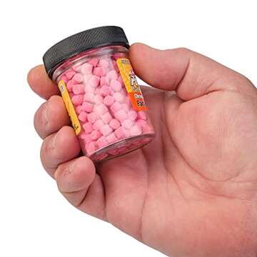 Berkley Chroma-Glow Pink Panfish Nibbles for Fishing