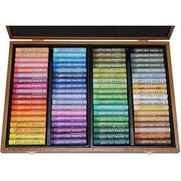 MUNGYO 72-Color Soft Oil Pastel Set for Artists