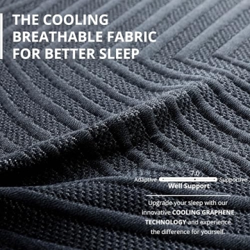 EGOHOME King Memory Foam Mattress with Cooling Gel