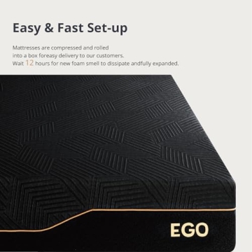 EGOHOME King Memory Foam Mattress with Cooling Gel