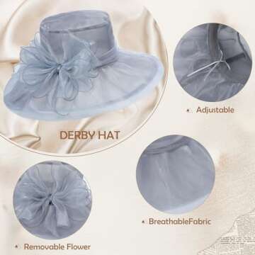 Century Star Kentucky Derby Fascinator Hat for Women