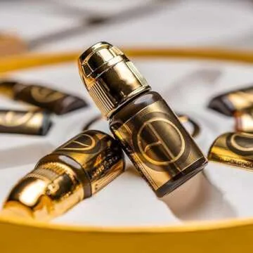 Perma Blend Brow Daddy - Gold Collection Tattoo Ink Kit, Set of 10 - Microblading Ink for Permanent Makeup - Shades Range From Blonde to Black - Vegan (0.5 oz)