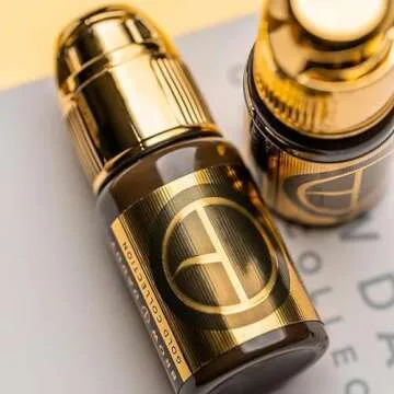 Perma Blend Brow Daddy - Gold Collection Tattoo Ink Kit, Set of 10 - Microblading Ink for Permanent Makeup - Shades Range From Blonde to Black - Vegan (0.5 oz)