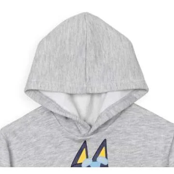 Bluey Toddler Boys Hoodie & Pants Set Grey/Blue 2T