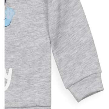 Bluey Toddler Boys Hoodie & Pants Set Grey/Blue 2T