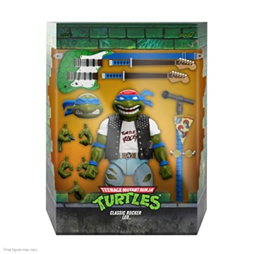 Super7 TMNT Classic Rocker Leo - 7-inch Action Figure