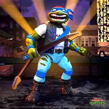 Super7 TMNT Classic Rocker Leo - 7-inch Action Figure