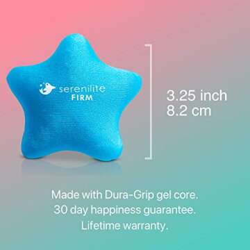 Serenilite Firm Star Stress Ball for Stress Relief and Therapy