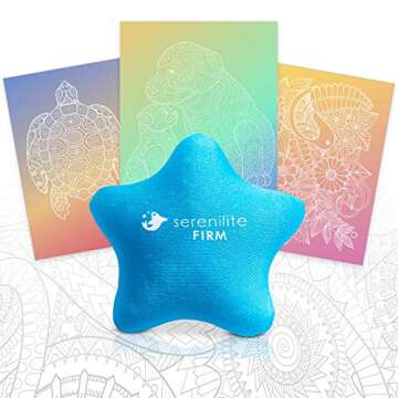 Serenilite Firm Star Stress Ball for Stress Relief and Therapy