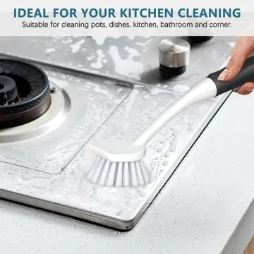 SetSail 3 PACK Cleaning Brush Set for Kitchen and Bath