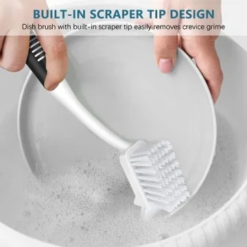 SetSail 3 PACK Cleaning Brush Set for Kitchen and Bath