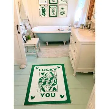 RoomTalks 2x3 Vintage Playing Card Rug