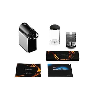 Nespresso Pixie Coffee and Espresso Machine by DeLonghi, 24oz, Aluminum