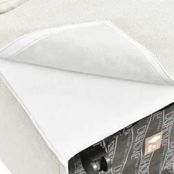 Stylish DUHOME Upholstered Accent Chair with Casters