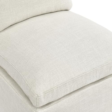 Stylish DUHOME Upholstered Accent Chair with Casters