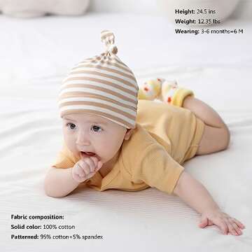 MAMIMAKA Baby Girls Clothes Summer Baby Bodysuit Cotton Short Sleeve One-Piece,0-3 Months