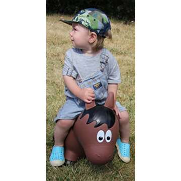 Farm Hoppers Inflatable Bouncing Horse for Toddlers