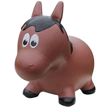 Farm Hoppers Inflatable Bouncing Horse for Toddlers