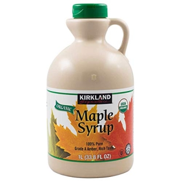 Kirkland Signature Organic 100% Pure Maple Syrup - 33.8 oz Grade A Amber