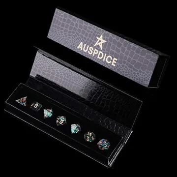AUSPDICE Handcrafted Galaxy Polyhedral Dice Set