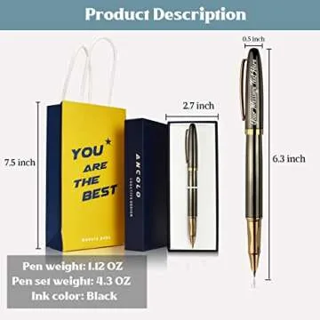 Engraved Fountain Pen for Personalized Writing Style