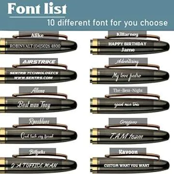 Engraved Fountain Pen for Personalized Writing Style